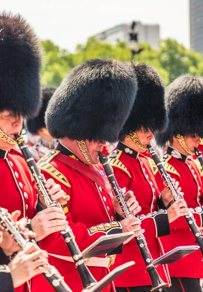 El cumpleaños de Queens Trooping el Color — Foto de Stock