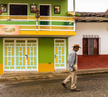renkli pitoresk kasaba, Jardin Kolombiya