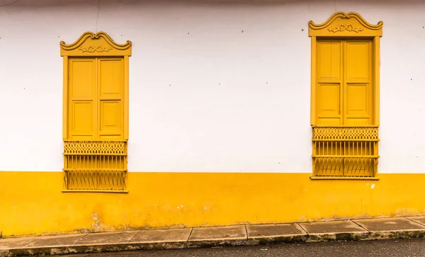 Το πολύχρωμο γραφική πόλη του Jardin στην Κολομβία — Φωτογραφία Αρχείου