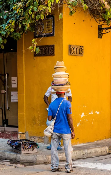 Una vista típica de Cartagena Colombia. —  Fotos de Stock