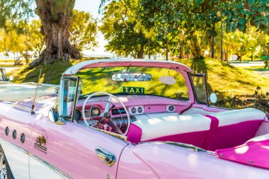 Varadero Küba'da tipik bir görünümde