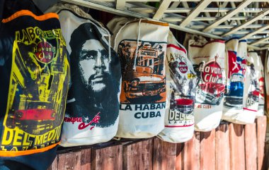 Varadero Küba'da tipik bir görünümde