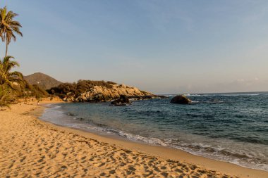 Tipik görünümü Tayrona Milli Parkı Kolombiya