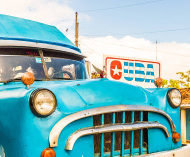 Vinales Vadisi Küba'da tipik bir görünümde.