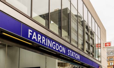 Londra 'nın merkezinde tipik bir manzara