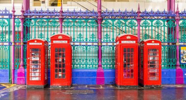 Londra 'nın merkezinde tipik bir manzara