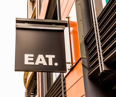 Londra 'nın merkezinde tipik bir manzara