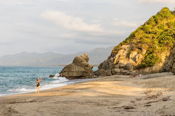 Kolombiya santa Marta'da bir tipik görünümü. — Stok fotoğraf