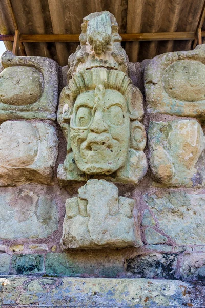 Uma vista típica em Ruínas Copan em Honduras . — Fotografia de Stock