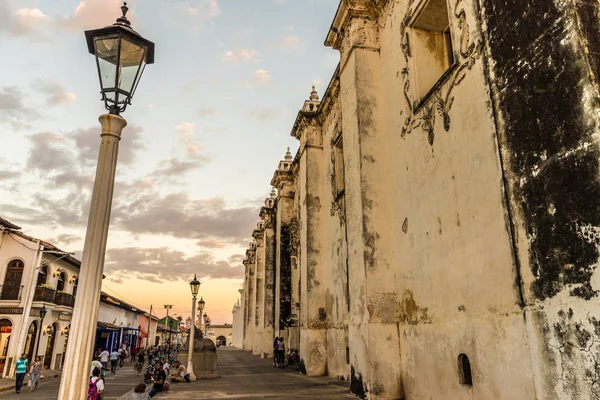 Uma visão típica em Leon Nicarágua — Fotografia de Stock