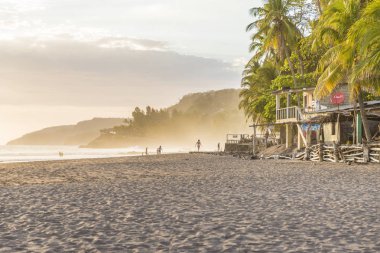 El Zonte El Salvador'da tipik bir görünümde