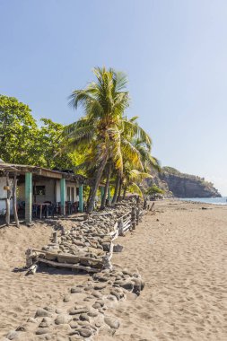El Zonte El Salvador'da tipik bir görünümde