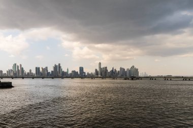 Panama Panama City'deki tipik bir görünüm