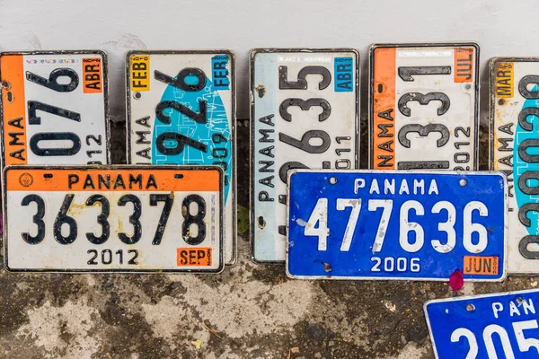 Una vista típica en la ciudad de Panamá en Panamá — Foto de Stock