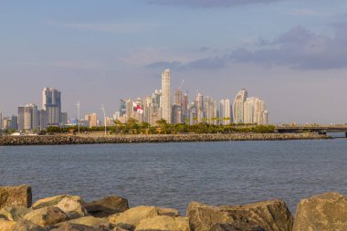 Panama Panama City'deki tipik bir görünüm