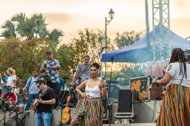 Panama Panama City'deki tipik bir görünüm