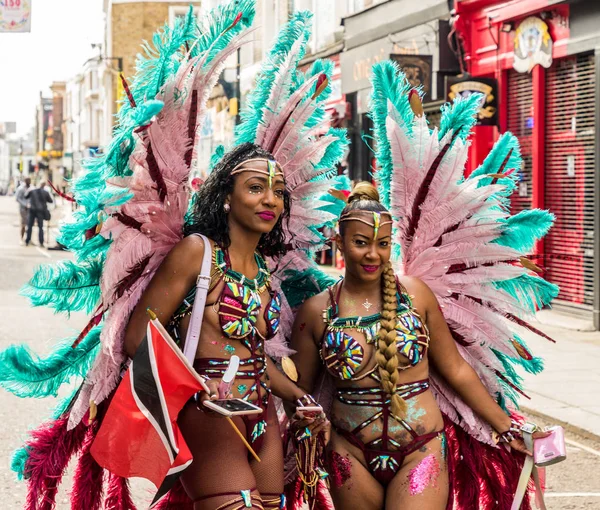 Вид на карнавал Ноттинг-Хилл в Лондоне — стоковое фото