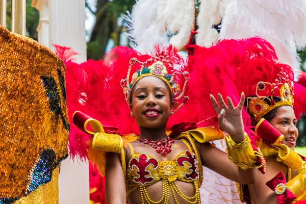 Widok w Notting Hill Carnival w Londynie — Zdjęcie stockowe