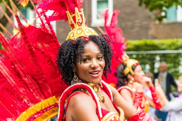 Widok w Notting Hill Carnival w Londynie — Zdjęcie stockowe