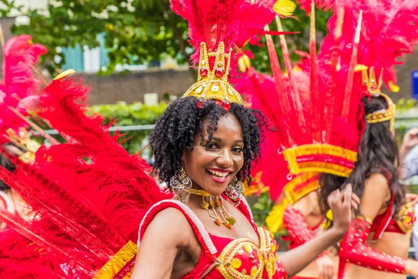 Widok w Notting Hill Carnival w Londynie — Zdjęcie stockowe