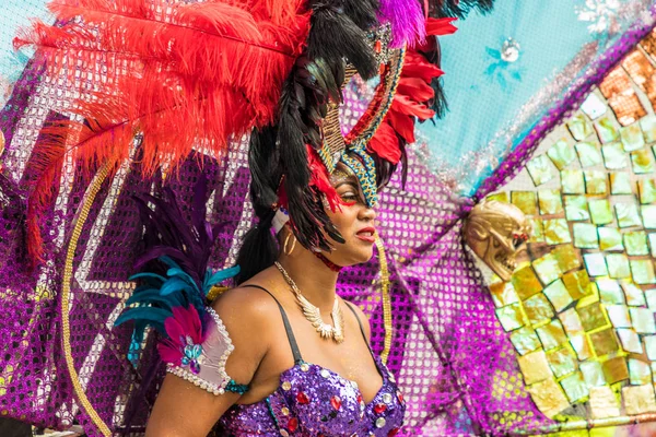 A pohled na Notting Hill karneval v Londýně — Stock fotografie