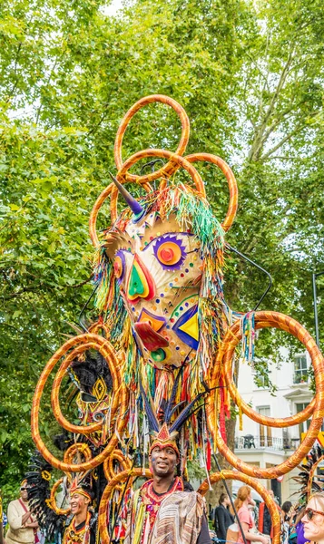 Widok w Notting Hill Carnival w Londynie — Zdjęcie stockowe