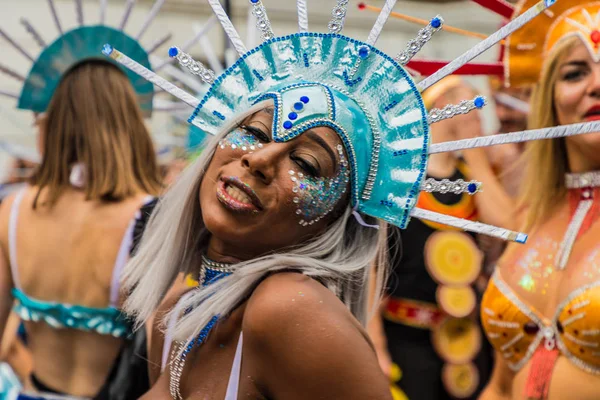 En vy på Notting Hill Carnival i London — Stockfoto