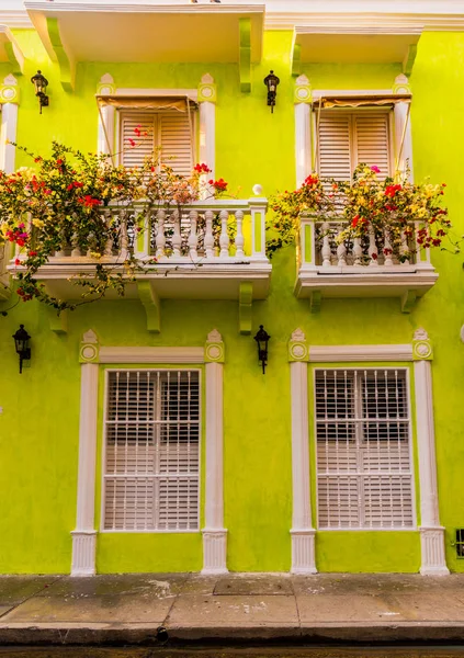 A typical view in Cartagena in Colombia. — Stock Photo, Image