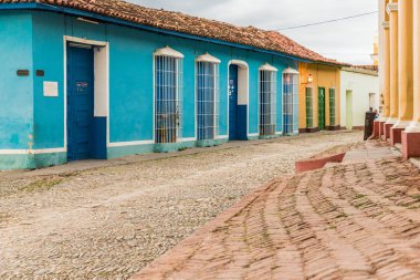 Trinidad Küba'da tipik bir görünüm