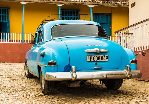 一个典型的观点在特立尼达和多巴哥在古巴 — 图库照片