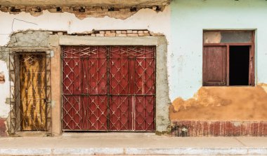 Trinidad Küba'da tipik bir görünüm