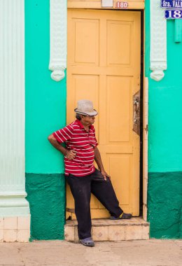 Trinidad Küba'da tipik bir görünüm