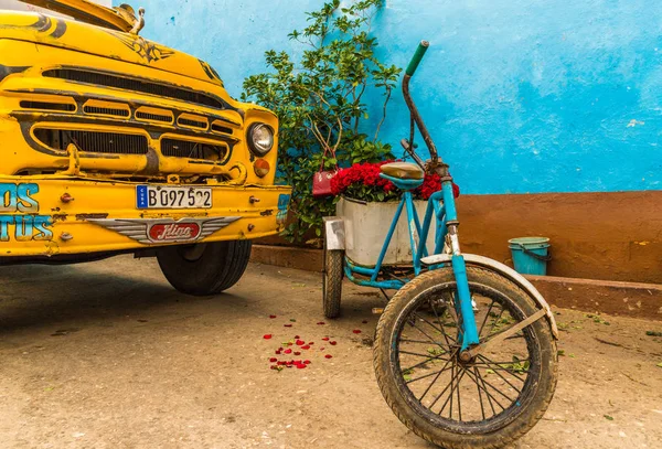 Trinidad Küba'da tipik bir görünüm