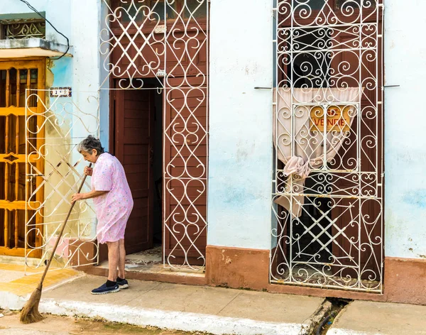 Trinidad Küba'da tipik bir görünüm
