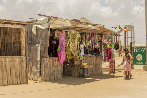 Cabo de la Vela Kolombiya bir görünümünü