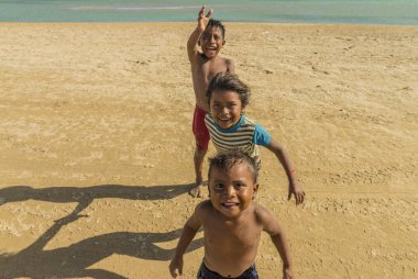 Cabo de la Vela Kolombiya bir görünümünü