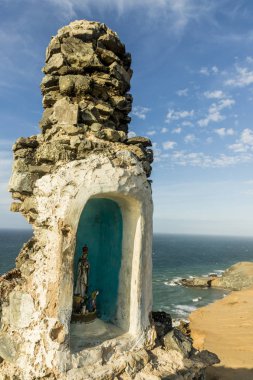 Cabo de la Vela Kolombiya bir görünümünü