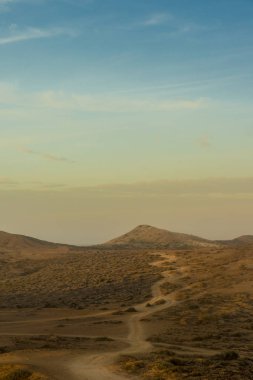 Cabo de la Vela Kolombiya bir görünümünü