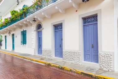 Panama Panama City'deki tipik bir görünüm