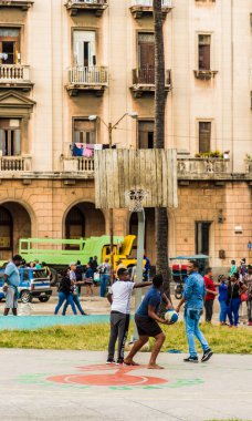 Havana Küba'da tipik bir görünümde
