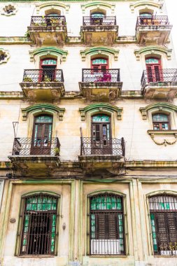 Havana Küba'da tipik bir görünümde