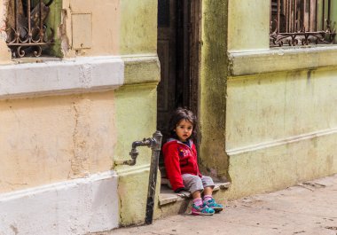 Havana Küba'da tipik bir görünümde