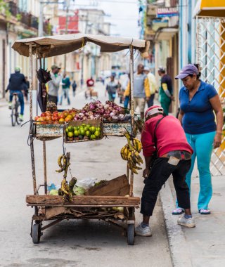 Havana Küba'da tipik bir görünümde