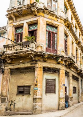 Havana Küba'da tipik bir görünümde