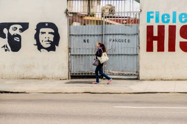 Havana Küba'da tipik bir görünümde