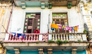 Havana Küba'da tipik bir görünümde