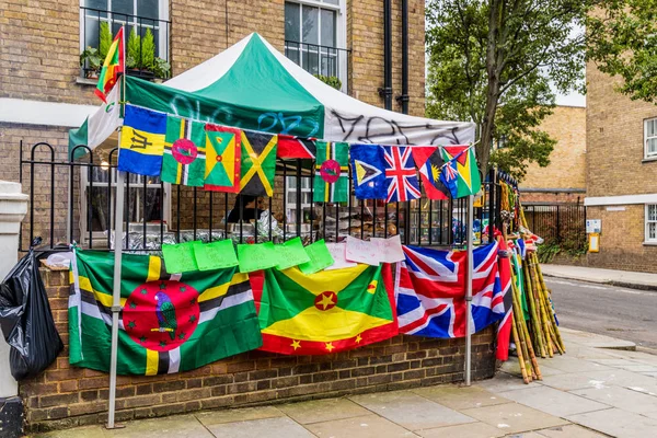 Londra'daki Notting Hill'deki tipik bir görünüm
