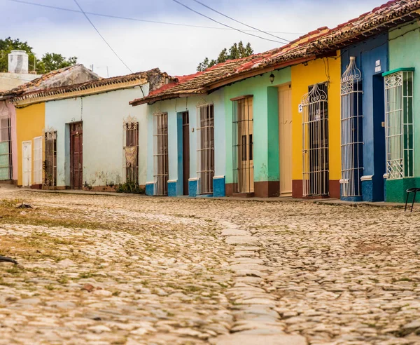 Uma visão típica em Trinidad em Cuba — Fotografia de Stock