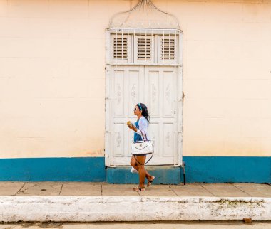 Trinidad Küba'da tipik bir görünüm