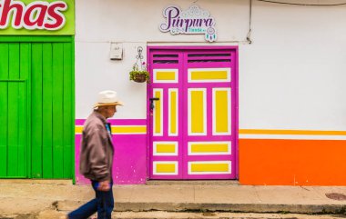 Kolombiya jardin renkli bir görünümde